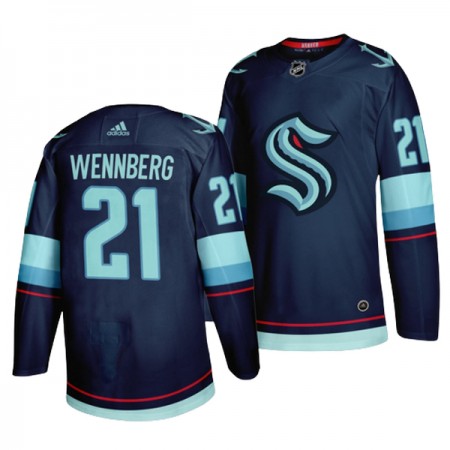 Seattle Kraken Alexander Wennberg 21 Vauthentic Adidas Navy Trikot - Herren Seattle Kraken Alexander Wennberg 21 Vauthentic Adidas Navy Trikot - Herren